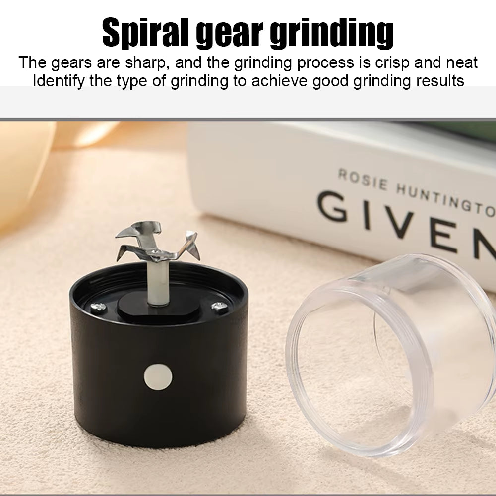 Metal Tobacco Grinder Crank Smoke Spice Muller Machine Electric Portable Rechargeable Crusher