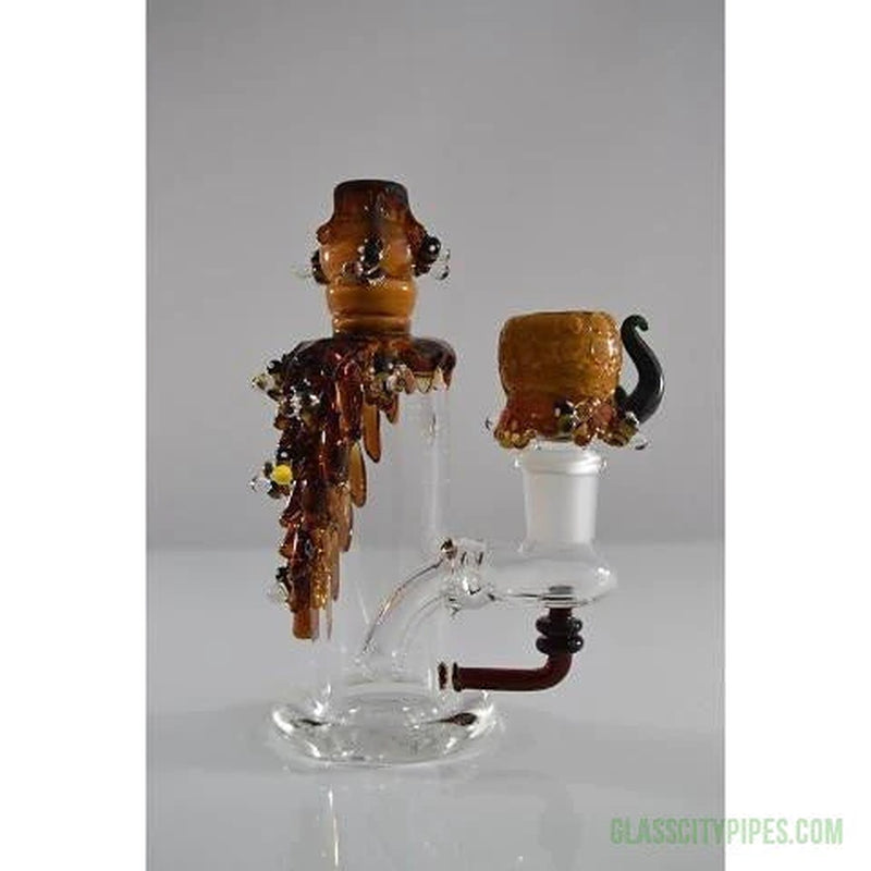 Empire Glassworks 5.5 Inch Mini Bee Hive Glass Bong Water Pipe